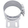5 Inch Wide Stainless Steel Straight Bracket Mounting Clamp  For Peterbilt 377, 378, 379, 386, 388, 389