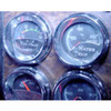 Small Chrome Gauge Bezel With O Visor, Snap On For Kenworth