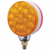 34 LED Reflector Double Face Turn Signal Light - Amber / Red Lens