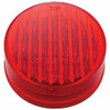 13 Diode, 2.5 Inch Round Marker Light W/ Standard 2 Prong Plug, Red LED / Red Lens