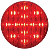 13 Diode, 2.5 Inch Round Marker Light W/ Standard 2 Prong Plug, Red LED / Red Lens