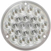 25 Inch 4.1 Pearl 24 Diode Round Load Light - Blue Led / Clear Lens