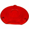 8 Inch 4 1/ Glass Classic Rnd Style Lens - Red