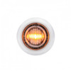 SS Front Air Cleaner Panels W/ Twenty Six 3 LED Mini Lights & Bezels - Amber LED/ Clear Lens For Peterbilt SS Front Air Cleaner Panels W/ Twenty Six 3 LED Mini Lights & Bezels - Amber LED/ Clear Lens For Peterbilt