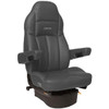Seats Inc. Legacy Lo Seat With High Back, Low Base, Armrests, Heat - Duraleather Gray