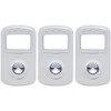 Chrome Rocker Switch Cover With Clear Jewel  For Peterbilt 330, 335, 377, 379, 385, 387