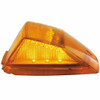 17 Diode Amber LED Square Cab Light W/ Amber Lens & Reflector - 5 Pack
