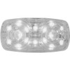 2 X 4 Inch 16 LED Double Bubble Bullseye Marker Light - Amber LED / Clear Lens