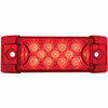 13 Diode Rectangular Red LED Red Lens Reflector Clearance Marker Light