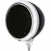 7 Inch Round Hot Rod Black Headlight Housing W/ Chrome-Plated Bezel