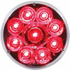 2.5 Inch 9 Diode Red/Clear LED Marker Light W/ Reflector