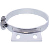 Chrome 5 Inch Cab Exhaust Clamp  For Peterbilt 359, 375, 377, 378, 379, 386, 388, 389