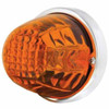 Crystal Large Glass Marker Light W/ Dark Amber lens