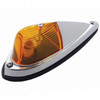 Pick Up Cab Light W/ Chrome Die Cast Housing - Amber Lens