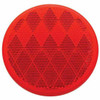 3 Inch Round Reflector, Quick Mount - Red