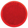 2 3/16 Inch Round Reflector, Quick Mount - Red