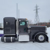 8 Inch 2.0/1. Aluminum Cab/ Sleeper Panel With Standard Extender And 3/4 Inch Underglow Light Holes For Peterbilt 389 With 36 Inch Sleeper