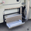 25 Inch 2.0/1. Blank Aluminum Full Wrap Cab/ Sleeper Panel With Long Bunk Extender For Peterbilt 389 With 70 Inch Sleeper