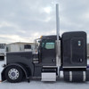 25 Inch 2.0/1. Aluminum Full Wrap Cab/ Sleeper Panel With Long Bunk Extender And 3/4 Inch Underglow Light Holes For Peterbilt 389 With 70 Inch Sleeper