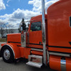 3 Inch Aluminum Full Wrap Cab/ Sleeper Panel With Long Bunk Extender, 3/4 Inch Underglow And Retro Bubble Light Holes For Peterbilt 389 With 70 Inch Sleeper