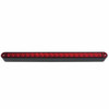 12 Inch 19 Diode Reflector Light Bar W/ Black Housing - Red LED / Red Lens