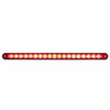 12 Inch 19 Diode Reflector Light Bar W/ Black Housing - Red LED / Red Lens