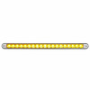 12 Inch 19 Diode Reflector Light Bar W/ Black Housing - Amber LED / Clear Lens