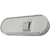 Oval 7 Diode Back Up Light With Grommet Mount- White Led/ Clear Lens