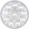 4 Inch Round 20 LED Back Up Light Kit - White LED / Clear Lens