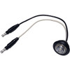 75 Inch 0. Single Diode Utility Light With 0.180 Inch Bullet Plug- White Led/ Clear Lens