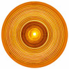 4 Inch Round LED Light - Amber