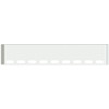 18 Inch Chrome American Road Runner Mitered Corner Bumper With 9 Oval Light Holes For Freightliner Classic, Flc, Flt