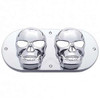 Oval Skull Light Bezel For Grommet Mounted Lights