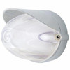 9 LED Dual Function Glo-Light Watermelon Grakon 1000 Flush Mount Kit W/ Visor - Amber LED / Clear Lens