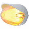 9 LED Dual Function Glo-Light Watermelon Grakon 1000 Flush Mount Kit W/ Visor - Amber LED / Clear Lens