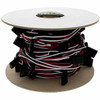 74 Ft Long Triple Female Bullet Plug Wire Harness 6 Inch Lead & 150 Plugs