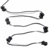 2 Prong Plug Wiring Harness W/ 6 Plugs & 7 Inch Lead