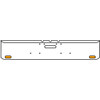 20 Inch Chrome Texas Square Bumper Kit With 2 Oval Lights