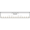 22 Inch Chrome Texas Square Bumper Kit With 15 Round Lights