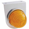 Stainless Steel Light Bracket W/ 17 LED Beehive Light - Amber LED / Amber Lens