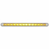 12 Inch 14 LED Light Bar W/ Black Housing - Amber LED / Clear Lens