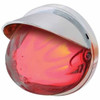 9 LED Dual Function GLO Light Watermelon Flush Mount Kit W/ Visor - Red LED / Clear Lens