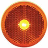 2.5 Inch Round Reflectorized Clearance Marker Light Kit - Amber Lens