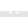 18 Inch Chrome Texas Boxed End Bumper With Tow And 4 M1-P1 Light Holes For Freightliner Coronado New Style, 122 Sd SFA