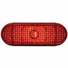 Oval Crystal Stop, Turn & Tail Light - Red Lens