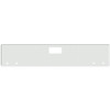 20 Inch Chrome Texas Boxed End Bumper With Step And 4 M3 - P3 Light Holes For Freightliner Coronado New Style, 122 Sd SFA