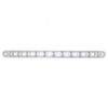 9 Inch 10 LED Auxiliary Light Bar - White LED / Clear Lens