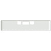 20 Inch Chrome Steel Texas Bumper With O Lights For Freightliner Coronado And 122Sd SFA 2010-Current