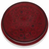 30 LED 4 Inch Round Stop, Turn & Tail Light - Red LED / Red Lens - Light Only