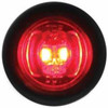 2 Diode Mini Clearance Marker Light W/Rubber Grommet - Red LED/ Red Lens